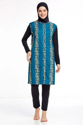 Rozamay Burkini Lycra Swimsuit 0935  Voile